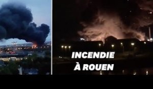 Les images de l'incendie de l'usine Lubrizol à Rouen