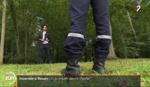 Rouen : un pompier décrit l'enfer de l'incendie de l'usine Lubrizol