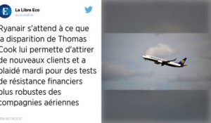 Ryanair pense "récupérer des clients de Thomas Cook"