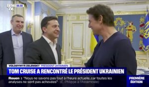 "Vous êtes vraiment beau", quand le président ukrainien complimente Tom Cruise sur son physique