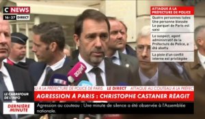 Attaque au couteau à la préfecture de police de Paris : Christophe Castaner évoque l'agresseur