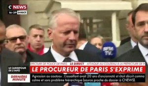 Agression à la préfecture de police de Paris: Le procureur de la République annonce avoir "ouvert immédiatement une enquête" - VIDEO