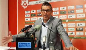 Jean-Louis Garcia parle d'une victoire importante après le succès de l'AS Nancy Lorraine face à Niort