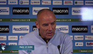 Après Auxerre - HAC (2-0), réaction de Paul Le Guen