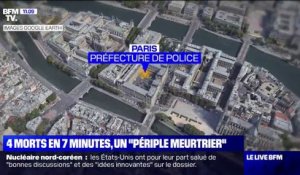 Les 7 minutes du périple meurtrier de Mickaël Harpon à la Préfecture de police de Paris