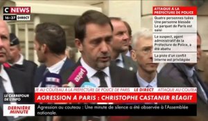 Attaque au couteau à la préfecture de police de Paris:   Christophe Castaner affirme qu'il n'y avait aucun signe de radicalisation