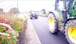 Agriculteurs : manifestation de tracteurs en Haute-Saône