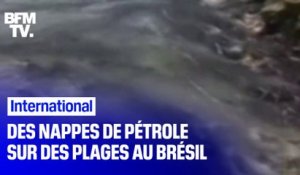 Brésil: de mystérieuses nappes de pétrole sur plus de cent plages