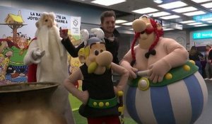 Joyeux Anniversaire Asterix Dans Le Metro Parisien