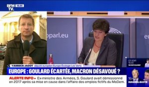 Yannick Jadot sur le rejet de la candidature de Sylvie Goulard à un poste de commissaire européen : "La France en sort affaiblie"