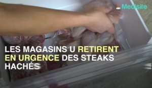 Des steaks hachés contaminés à E. Coli rappelés par les magasins U