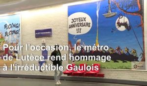 Des stations de métro rebaptisées en hommage aux 60 ans d'Astérix