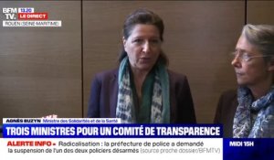 Rouen: Agnès Buzyn assure que "plus personne n'est hospitalisé" à cause de l'incendie de l'usine Lubrizol