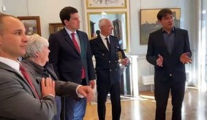 Vidéo.  La ministre Jacqueline Gourault visite le musée Friry de Remiremont