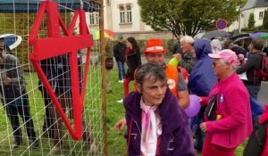 Vidéo. Les manifestants remplissent de ballons le « cœur de l’hôpital » de Remiremont