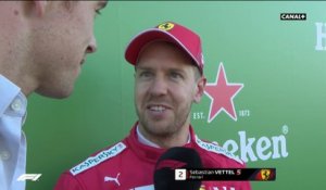 Réaction de Vettel
