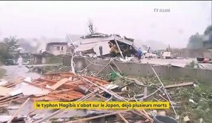 Le Japon est balayé par le typhon Hagibis