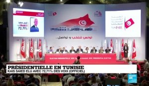 Présidentielle en Tunisie : Kaïs Saeid élu avec 72,71% des voix