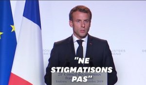 Emmanuel Macron refuse le “raccourci fatal” entre terrorisme et islam