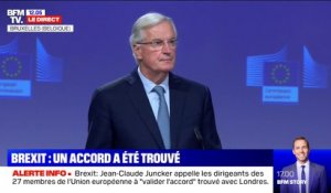 Michel Barnier: "Nous avons trouvé un accord avec le gouvernement britannique sur le retrait du Royaume-Uni de l'Union européenne"