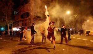 Manifestation sous haute tension à Barcelone vendredi soir