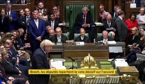 Brexit : le vote sur l'accord reporté