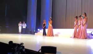 Vaimalama Chaves, Miss France 2019, s'exprime à l'occasion de l'élection de Miss Franche-Comté