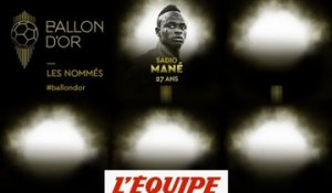 De Mané à Lloris, les nommés de 1 à 5 - Foot - Ballon d'Or France Football 2019