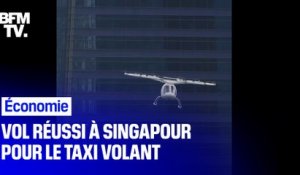 Le taxi volant électrique Volocopter a réussi un vol d'essai à Singapour