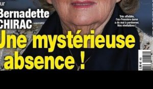 Bernadette Chirac intrigue, mystérieuse absence, la vérité sur son état (photo)