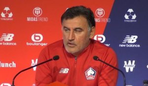 Lille: 11e j. - Galtier : "La Ligue 1 ? Pas plus faible que la saison dernière"