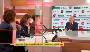 François Bayrou : "Un pays qui va bien est un pays qui se réunit pour trouver des réponses à ses questions. La France ne cesse de se diviser, sans trouver de réponses à ses questions."