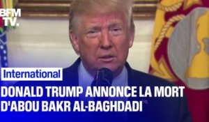 Donald Trump annonce la mort du leader de Daesh, Abou Bakr Al-Baghdadi