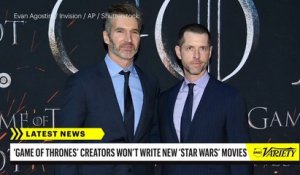 'Game of Thrones' Creators No Longer Making 'Star Wars' Movies