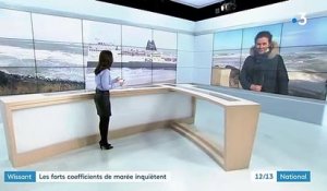 Pas-de-Calais : les forts coefficients de marée inquiètent à Wissant