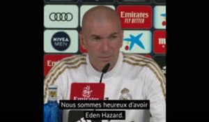 Real Madrid - Zidane "tirera le meilleur" d'Eden Hazard