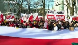 Pologne : manifestation en faveur de la réforme de la justice critiquée par Bruxelles