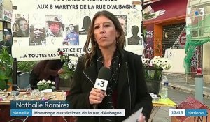 Marseille : hommage aux victimes de la rue d'Aubagne