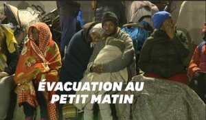 À Paris, des camps de migrants près de Porte de la Chapelle évacués