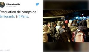 Migrants. Deux campements évacués à Paris, un millier de personnes conduites dans des gymnases