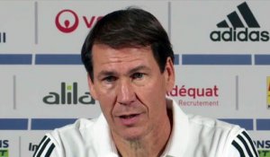 Football - Ligue 1 - Rudi Garcia en conférence de presse avant OM-OL