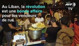 Liban: pour les vendeurs ambulants, la contestation est une aubaine