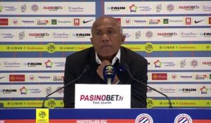 "Je n'ai vraiment pas aimé notre prestation", Antoine Kombouaré après Montpellier/TFC