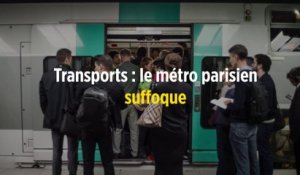 Transports : le métro parisien suffoque