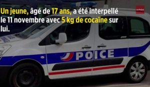 Gironde : un mineur interpellé avec 5 kg de cocaïne