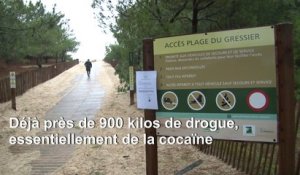 Près de 900 kg de drogue récupérés sur le littoral atlantique