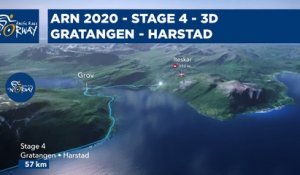 Stage 4 in 3D - Gratangen to Harstad - Arctic Race of Norway 2021