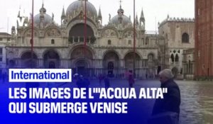 Venise submergée par une importante "acqua alta"