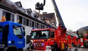 DNA - Incendie de cette nuit à Sainte-Croix-aux-Mines (aux alentours de 22h50, le 12 novembre 2019)