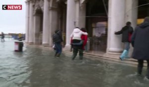 Venise frappée par une marée haute exceptionnelle